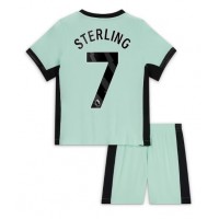 Dječji Nogometni Dres Chelsea Raheem Sterling #7 Rezervni 2023-24 Kratak Rukav (+ Kratke hlače)